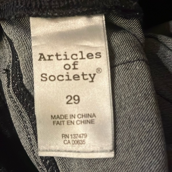 Articles Of Society Sarah True Blue Skinny Jeans Size 29 - Picture 2 of 7